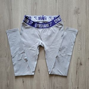 Gymshark Flex Leggings Medium Grey and Purple